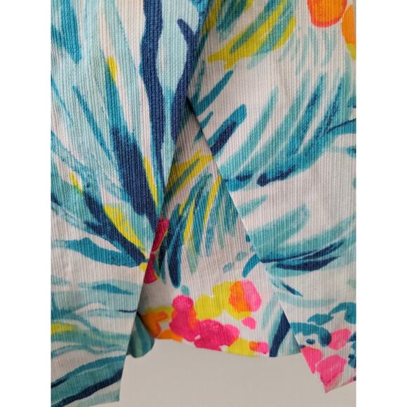 Lilly Pulitzer Sz 4 MARII SERENE BLUE TIPPY TOP Print Skort - Picture 6 of 11